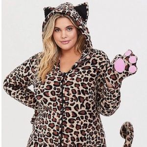 Leopard Halloween Costume Adult Women Plus Size